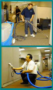Carpeting and partitions act as filters that trap airborne bacteria-keep them clean and improve your health.